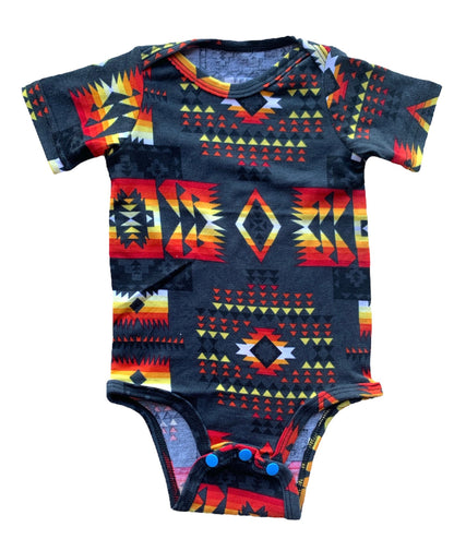 southwest native Style baby summer  bodysuit