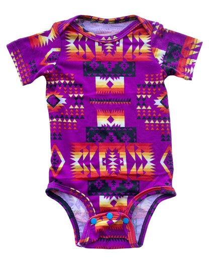 southwest native Style baby summer  bodysuit