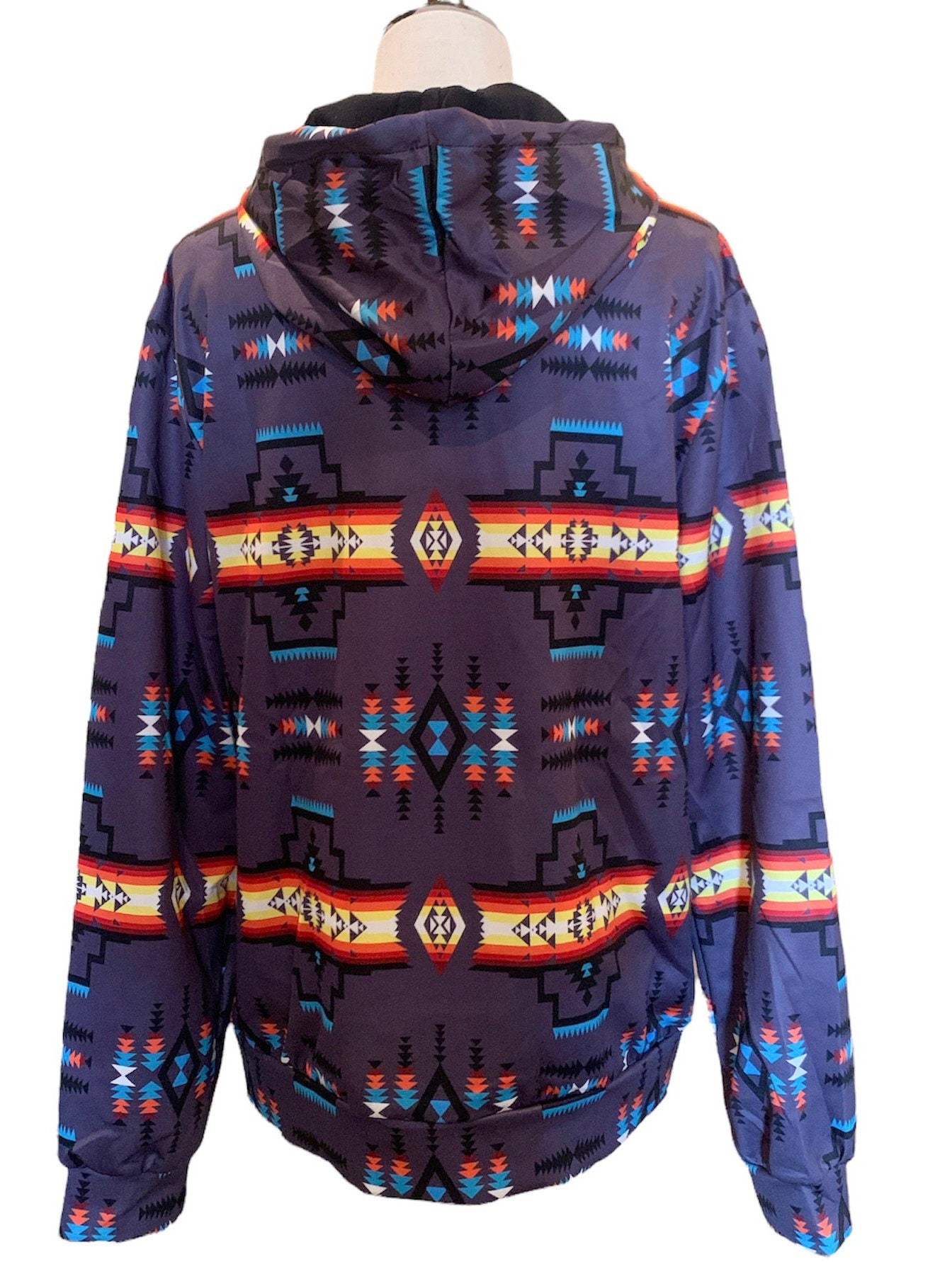 Native American Style Design Zipper Jacket