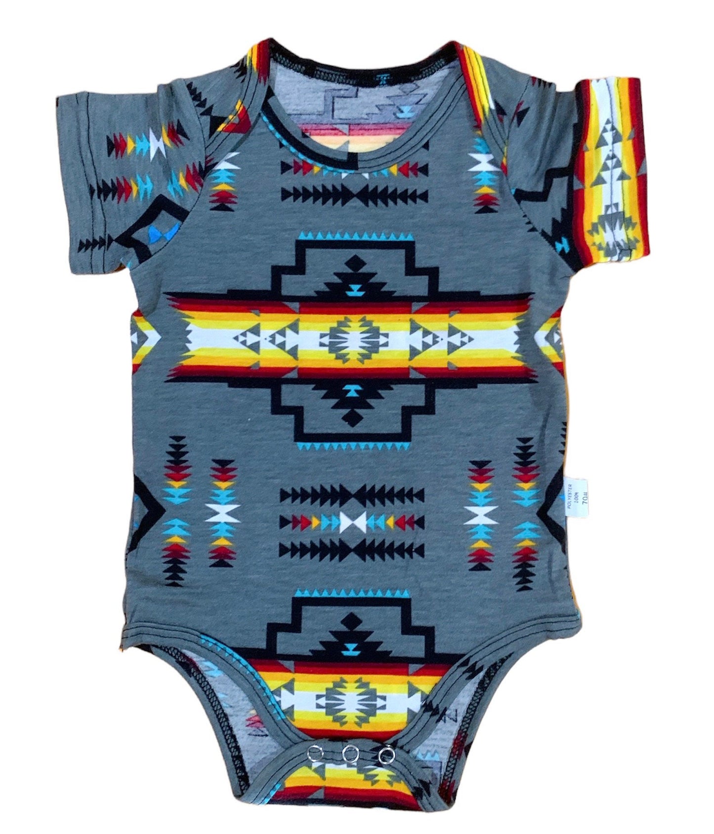 Cute Native American Style Baby Bodysuits T-shirt Uniquely Designed Southwest Onesies!