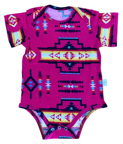 Cute Native American Style Baby Bodysuits T-shirt Uniquely Designed Southwest Onesies!