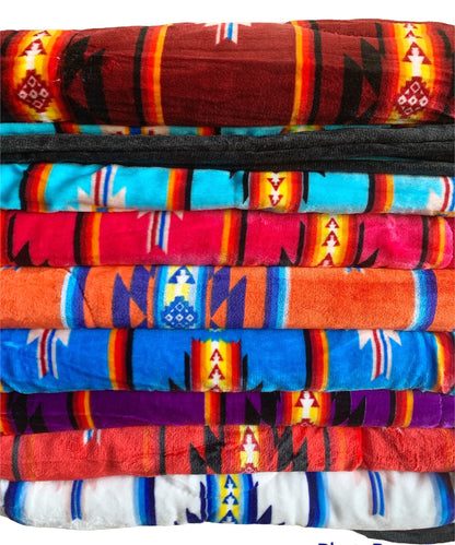 Native American Style Design Super soft and Thick Fleece Winter Warm Blanket