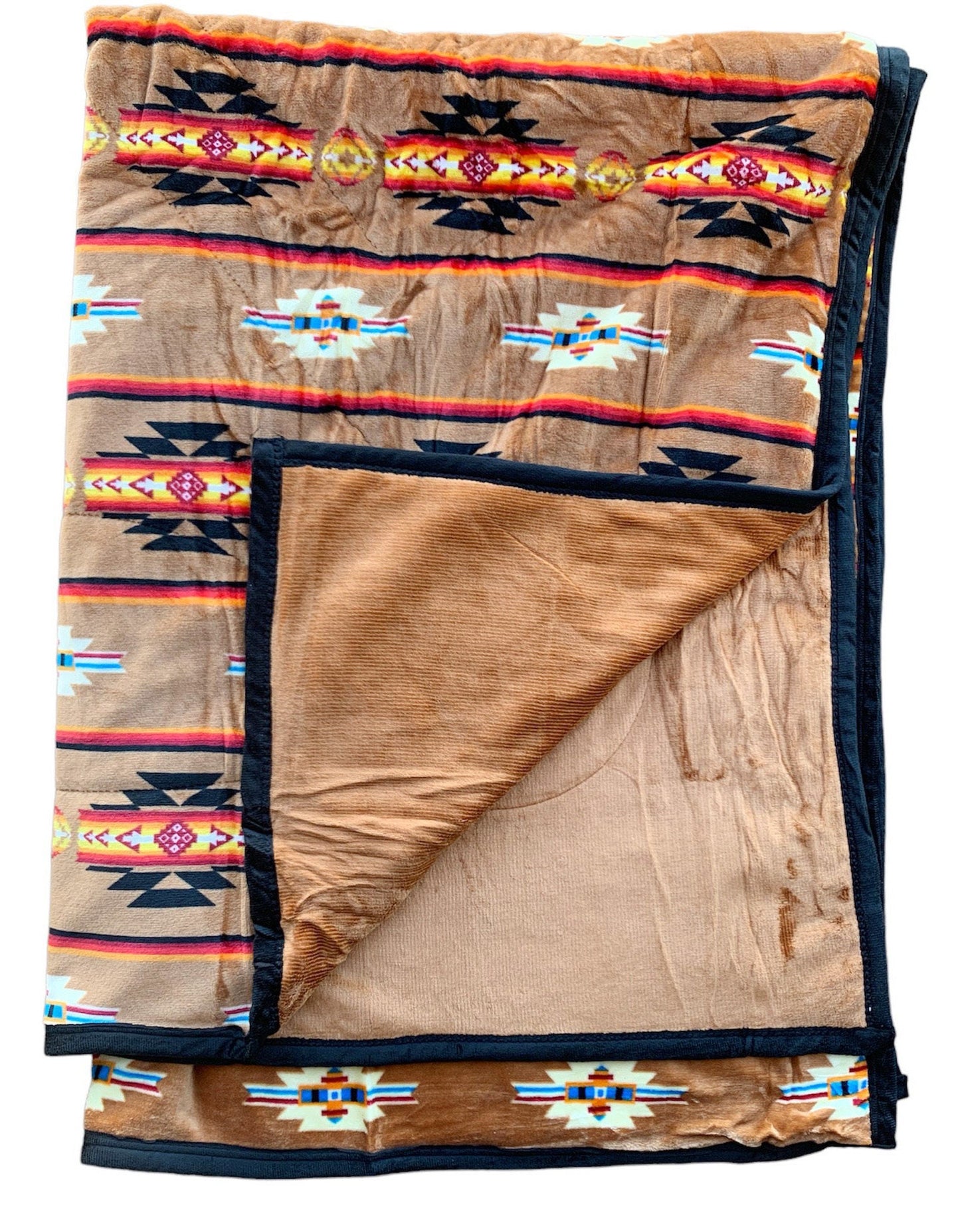 Native American Style Design Super soft and Thick Fleece Winter Warm Blanket