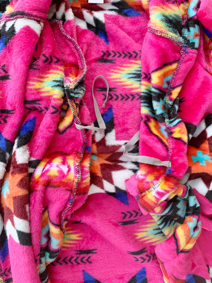 Native American Style Design Super Soft Kids Robes Pajamas