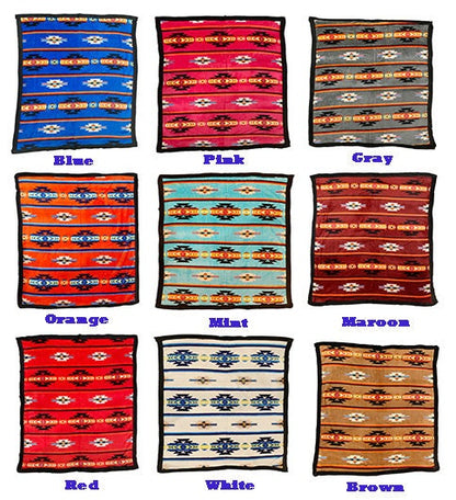 Native American Style Design Super Soft Infant- Receiving Blankets