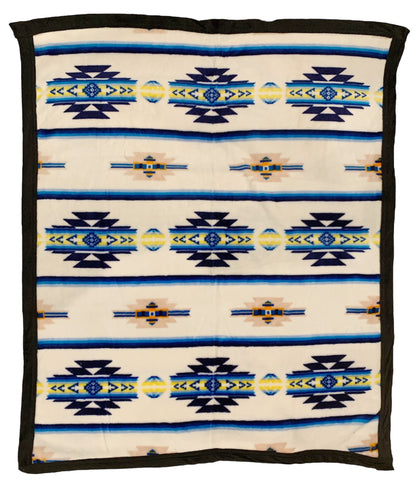 Native American Style Design Super Soft Infant- Receiving Blankets