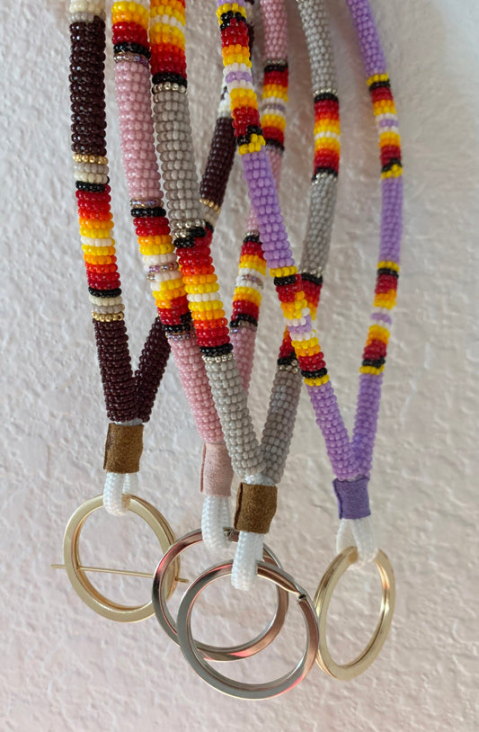 Native Style Beaded Keychain wristlets