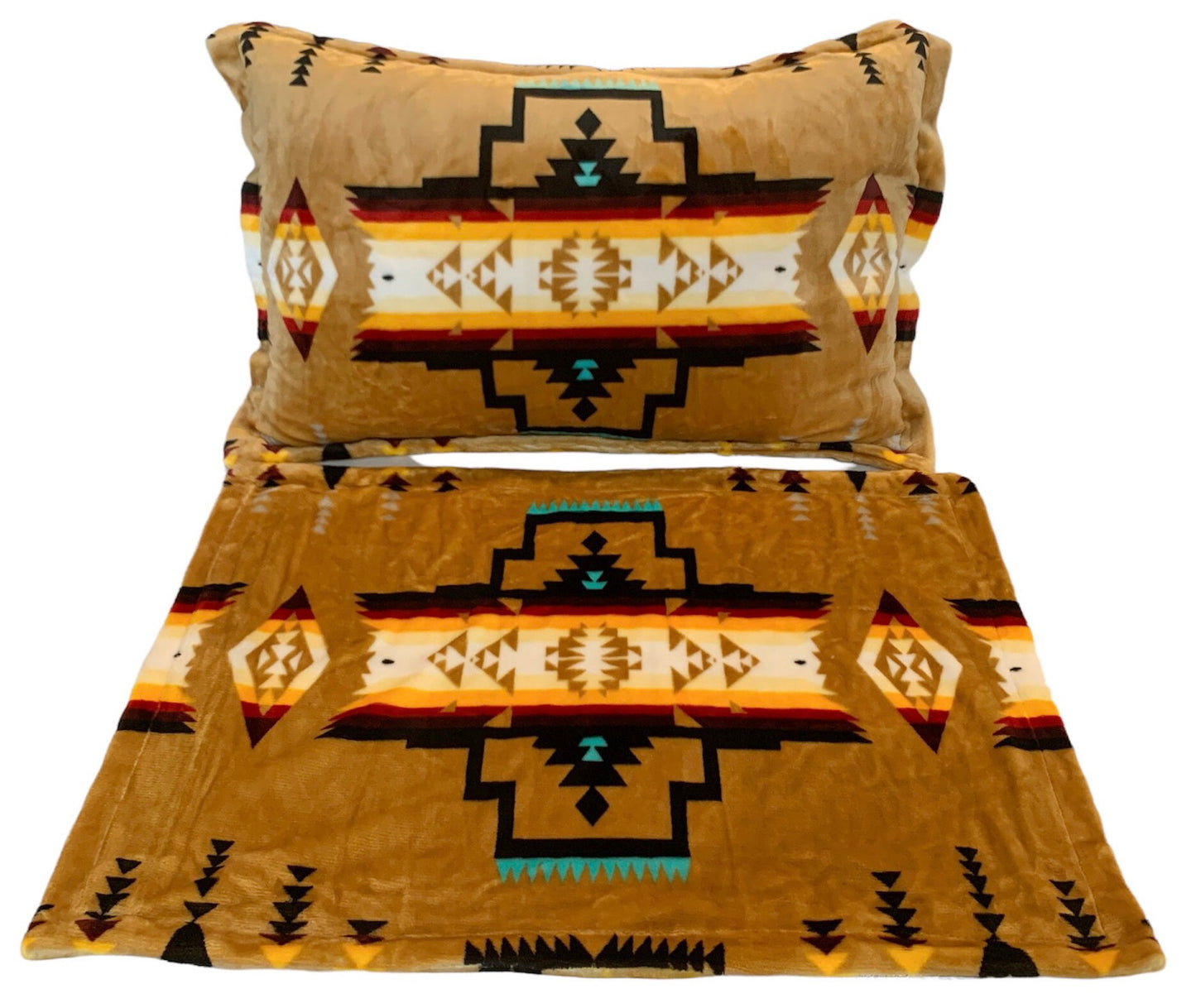 Native American Style Design Super Soft Pillowcases Set of 2PS