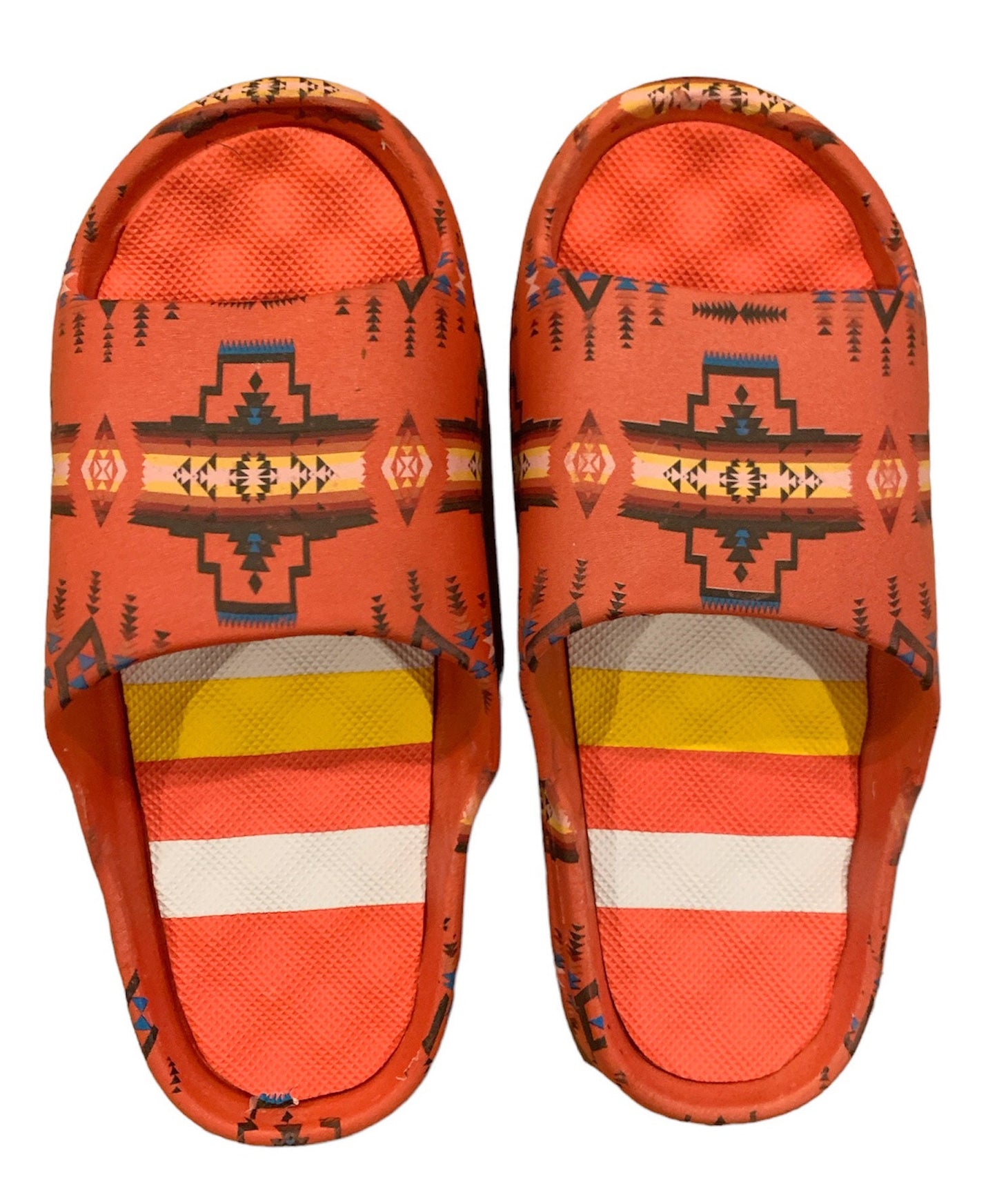 Native American Style Design Slide sandals/slippers For Men and Women