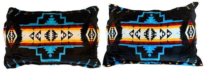 Native American Style Design Super Soft Pillowcases Set of 2PS