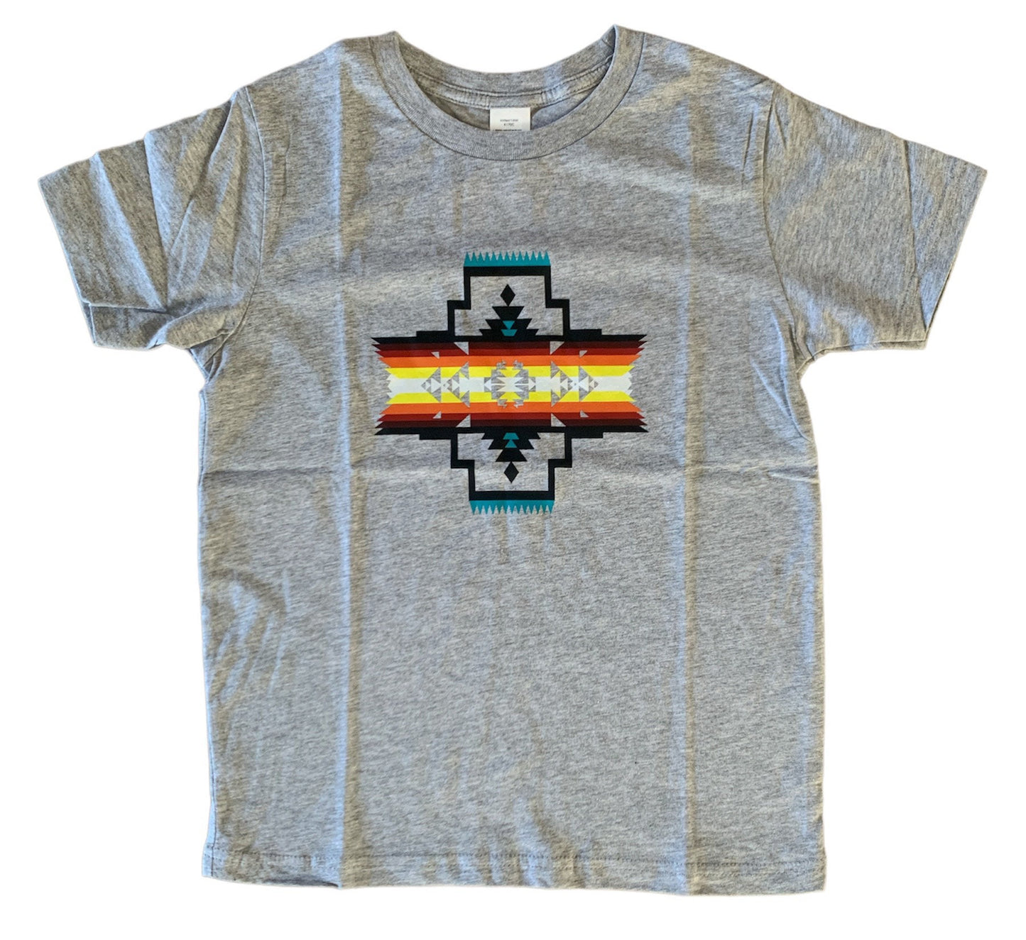 Native American Style Design Kids T-shirt 100% Cotton