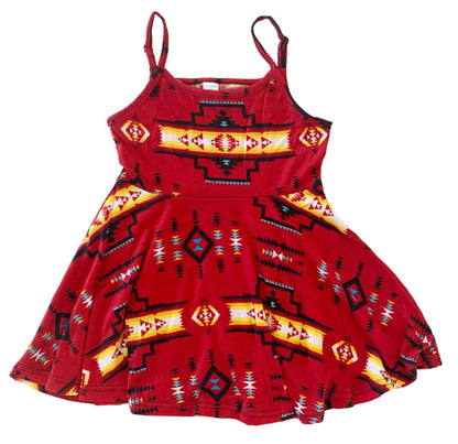 Native American Style Design Kids Summer Dress