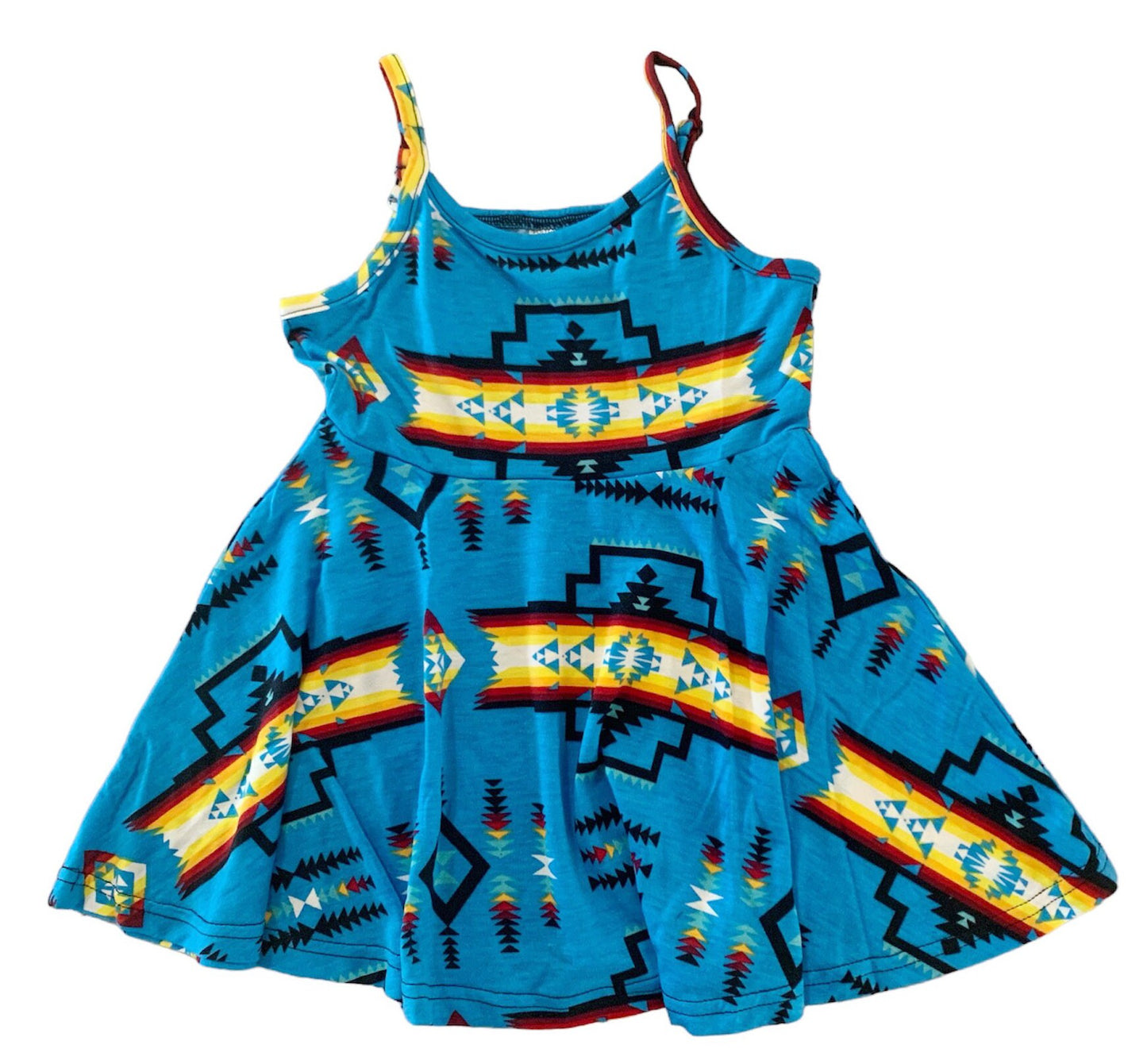 Native American Style Design Kids Summer Dress