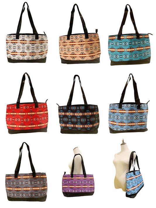 Native American Design Shoulder Tote Bag