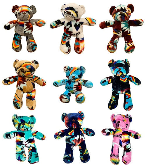 southwest native style design bear stuffed animals